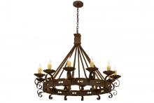 Meyda Blue 164661 - 48" Wide Goulaine Corde 12 Light Chandelier