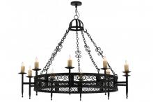 Meyda Blue 165221 - 60"W Toscano 10 LT Chandelier