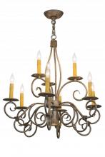 Meyda Blue 165963 - 26" Wide Grace 10 Light Chandelier