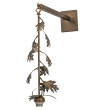 Meyda Blue 167011 - 6"W Oak Leaf & Acorn Wall Sconce Hardware