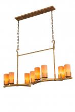 Meyda Blue 170139 - 52" Long Cero 8 Light Oblong Chandelier