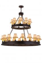 Meyda Blue 172678 - 51"W Sullivan Ranch 27 LT Two Tier Chandelier