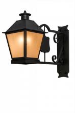 Meyda Blue 173096 - 12"W Stafford Lantern Wall Sconce