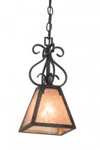 Meyda Blue 174345 - 7"Sq Ava Mini Pendant