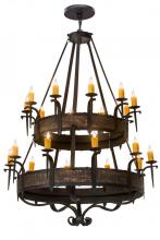 Meyda Blue 178715 - 56"W Costello 20 LT Two Tier Chandelier