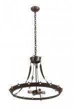 Meyda Blue 179882 - 26"W Timeless Bronze 4 LT Inverted Pendant Hardware