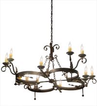 Meyda Blue 183798 - 60"W Andorra 12 LT Chandelier