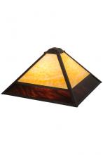 Meyda Blue 185695 - 17" Square Mission Shade