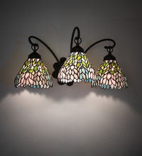 Meyda Blue 18723 - 22" Wide Wisteria 3 Light Wall Sconce
