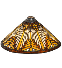 Meyda Blue 18833 - 17" Wide Nuevo Mission Shade