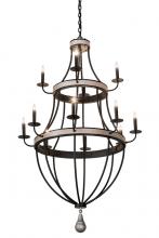 Meyda Blue 189817 - 36" Wide Georgetown Chandelier