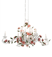 Meyda Blue 193143 - 48"L Symphony Rose Basket Chandelier