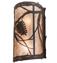 Meyda Blue 193755 - 7" Wide Whispering Pines Wall Sconce