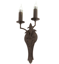 Meyda Blue 195109 - 10" Wide Torsade 2 Light Wall Sconce