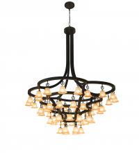 Meyda Blue 197780 - 90" Wide Cretella 58 LT Chandelier