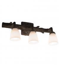 Meyda Blue 201776 - 22" Wide Pine Goblet 3 Light Vanity