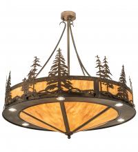 Meyda Blue 204728 - 40" Wide Tall Pines Inverted Pendant