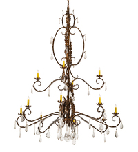 Meyda Blue 211101 - 56" Wide Valentina Chandelier