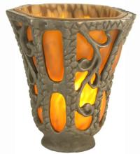 Meyda Blue 21249 - 4" Wide Castle Ivy Lantern Shade