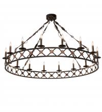 Meyda Blue 218058 - 53" Wide Kingsbridge 16 Light Chandelier