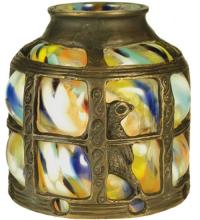 Meyda Blue 22138 - 4" Wide Castle Bird Cage Shade