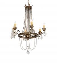 Meyda Blue 232504 - 28" Wide Dominique Chandelier
