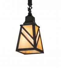 Meyda Blue 232841 - 5" Square Santa Fe Mini Pendant