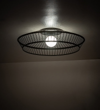 Meyda Blue 236964 - 36" Wide Cilindro Golpe Flushmount