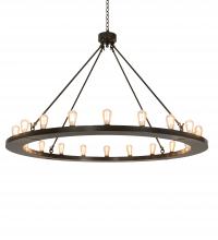 Meyda Blue 241212 - 60" Wide Loxley 20 Light Chandelier