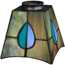 Meyda Blue 24268 - 5" Square Mackintosh Leaf Shade