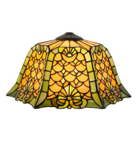 Meyda Blue 24703 - 16" Wide Duffner & Kimberly Shell & Diamond Shade