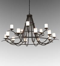 Meyda Blue 248630 - 78" Wide Octavia 15 Light Chandelier