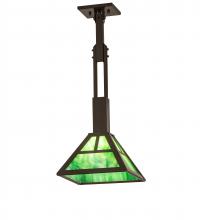 Meyda Blue 251019 - 10" Square "T" Mission Pendant