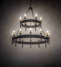 Meyda Blue 254917 - 69" Wide Calandra 18 Light Two Tier Chandelier