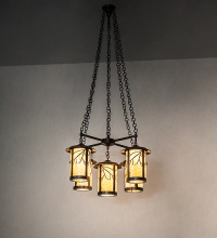 Meyda Blue 257988 - 36" Wide Fulton Branches 5 Light Chandelier