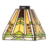 Meyda Blue 258401 - 6.5" Square Abilene Mission Shade
