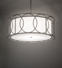 Meyda Blue 259236 - 42" Wide Cilindro Hoops Pendant