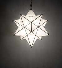 Meyda Blue 260247 - 24" Wide Moravian Star Pendant