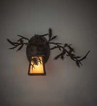Meyda Blue 261549 - 16" Wide Pine Branch Right Wall Sconce