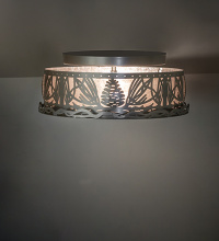 Meyda Blue 261652 - 16" Wide Mountain Pine Flushmount