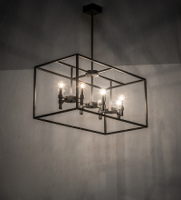 Meyda Blue 262999 - 32" Long Kitzi 8 Light Island Pendant