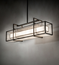 Meyda Blue 264163 - 54" Long Nelson Oblong Pendant