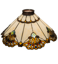 Meyda Blue 264426 - 20" Wide Shell with Jewels Shade