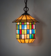 Meyda Blue 264512 - 8" Wide Meyer Lantern Mini Pendant