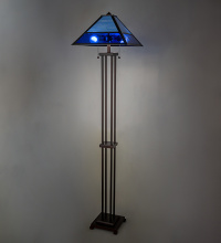 Meyda Blue 264647 - 62" High Split Mission Floor Lamp