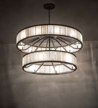 Meyda Blue 265762 - 60" Wide Hokaiseki Two Tier Chandelier