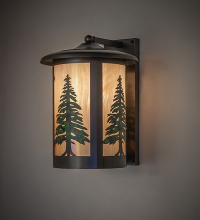 Meyda Blue 267290 - 12" Wide Fulton Tall Pines Wall Sconce
