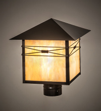 Meyda Blue 267961 - 11" Square Seneca Saltire Post Mount