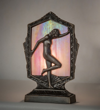 Meyda Blue 268422 - 9" High Deco Posing Lady Accent Lamp