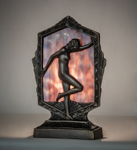 Meyda Blue 268424 - 9" High Deco Posing Lady Accent Lamp